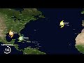 2021 Hypothetical Atlantic Hurricane Season animation