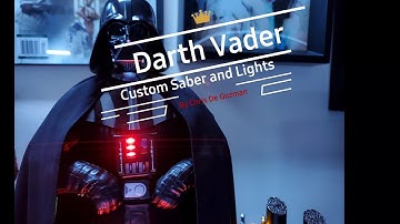 Hot Toys Darth Vader 40th Anniversary with custom saber and lights (Chris Custom Sabers)