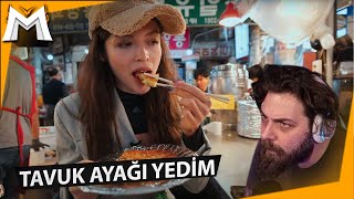 Elraenn  Bir Gün Boyunca Kore Sokak Yemekleri Yedim İzliyor | Meryem Can