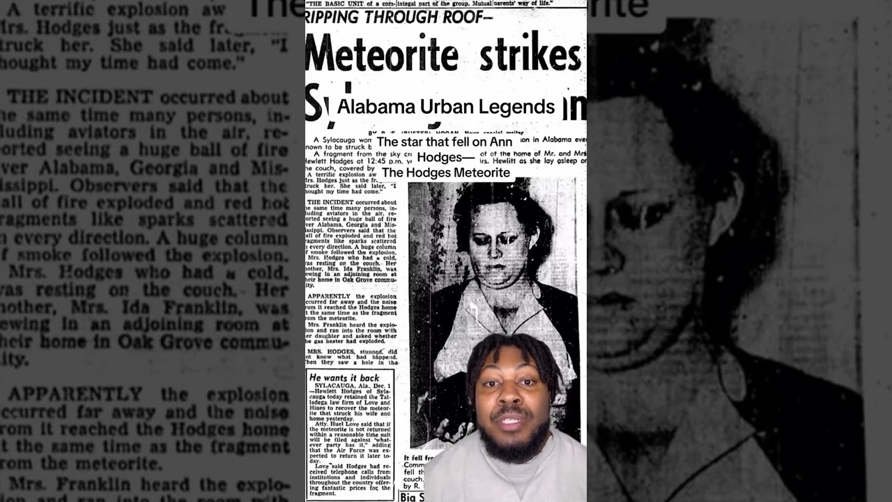 Alabama Urban Legends: The star that fell on Ann Hodges 