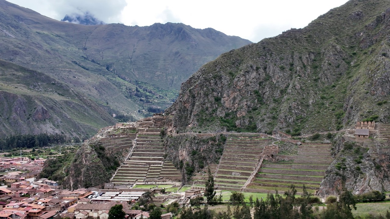 Ruinele incașe din Ollantaytambo, Peru