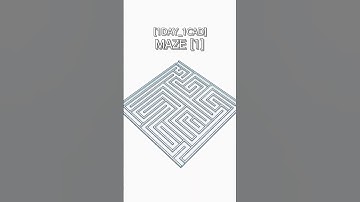 [1DAY_1CAD] MAZE [1] #shorts #tinkercad #project