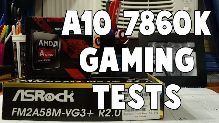 Test de performance et jeux avec l'AMD A10-7860K !