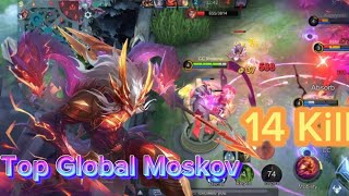 Top Global Moskov Best attack speed  build 2024!#gaming #moskov #mlbb    Please Subscribe My channel