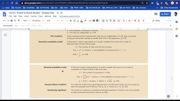 AP Stats U4 Ch  15 and 16 Overview Video