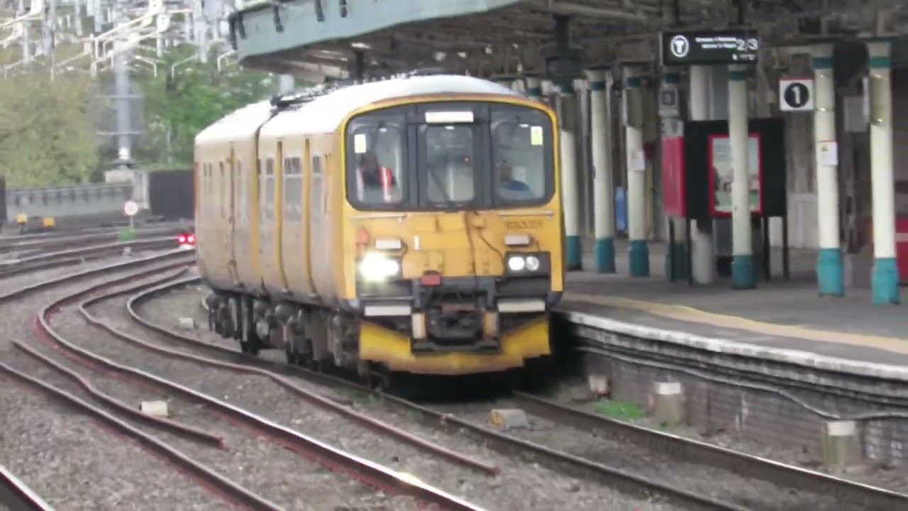 950001 passes Newport platform 1 working 2Q08 to Canton taff vale sidings