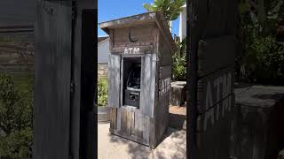 The ATM in old town San Diego right at entrance looks a part with old exteriors