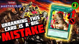 UNBANNING Metamorphosis will ruin Master Duel | Metamorphosed Eldlich deck in yugioh Master Duel