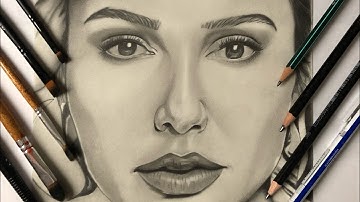 Gal Gadot / time lapse drawing