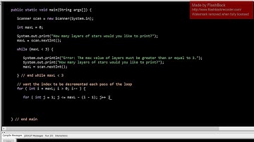 Programming in Java #1: Create Christmas Tree