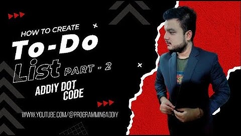 JavaScript Project Tutorial: Building a To-Do List App (Part 2)