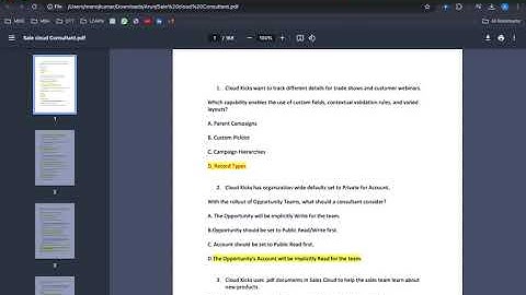 Ace Your Sales Cloud Consultant Certification with the Latest Questions & Tips!