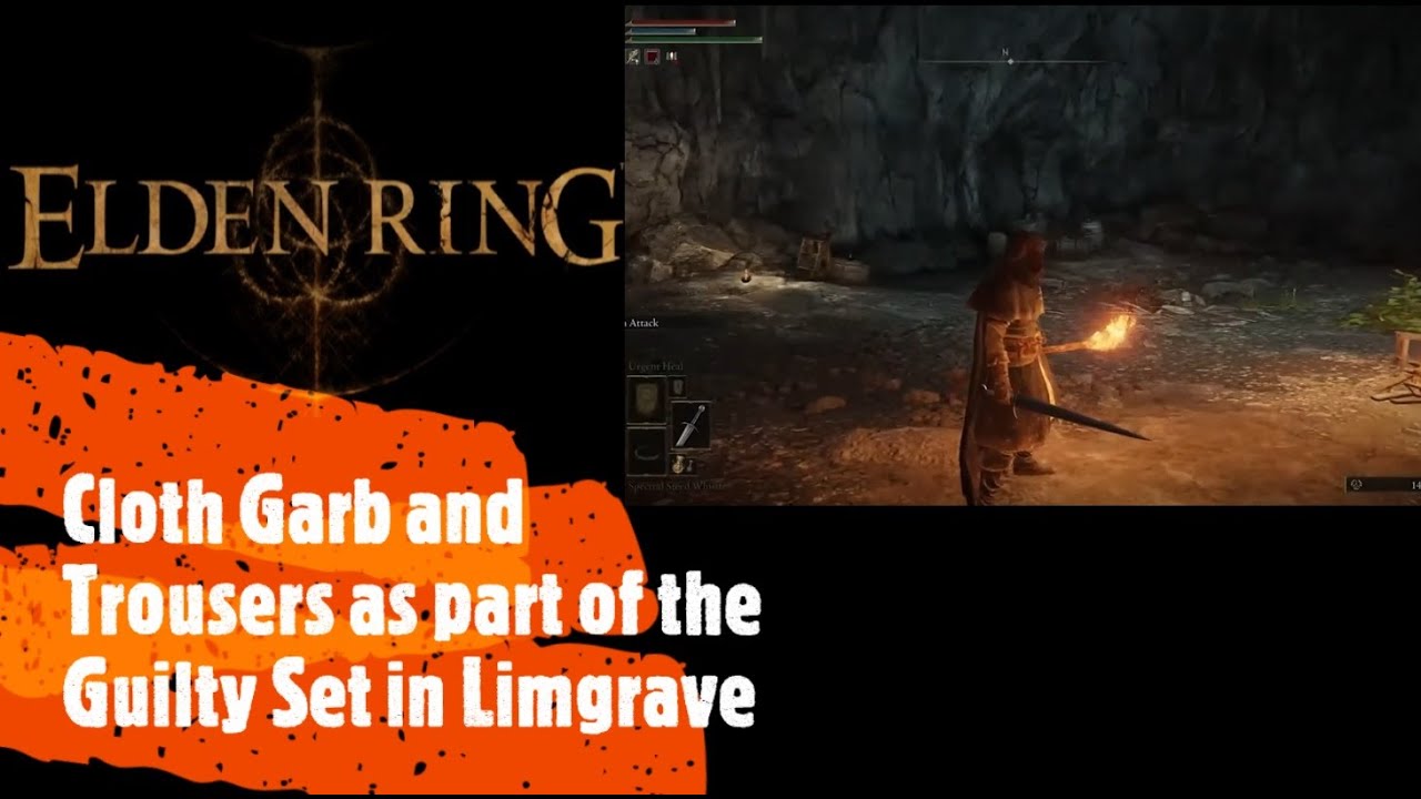 Elden Ring [Cloth Garb and Trousers as part of the Guilty Set in