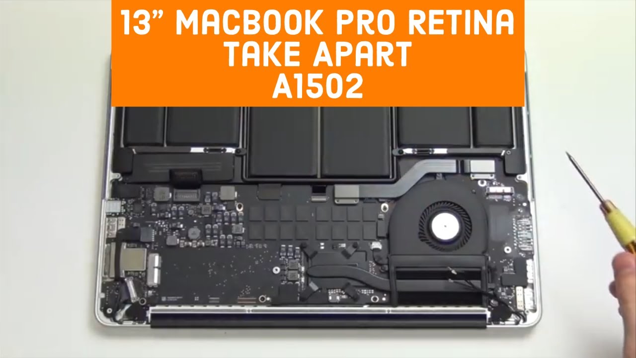 Macbook Pro Retina A1502 Take Apart Model) - YouTube