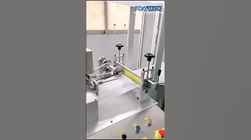 Face mask disposal KN95 N95 making machine with touch screen operation system