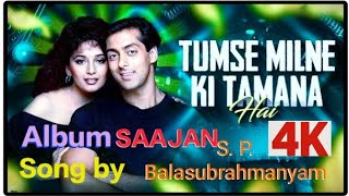 Tumse Milne Ki Tamanna Hai-Lyrics | 90s Song | Saajan Movie 1991 | Salman Khan Madhuri Dixit, Sanjay