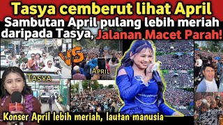 WOW Sambutan April lebih meriah di jalanan, Tasya sepi! Neti: April juara di Masyarakat, Tasya di VG