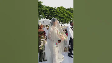 Tazama HARUSI Ya JUX Na Mkewe Wake PRISCILLA Kwenye WHITE WEDDING Lagos Nigeria 