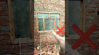 घर का Window के निचे Concrete ना करने से क्या होता है || #construction #windows #shorts