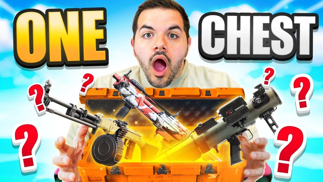 The *ONE CHEST* Warzone Challenge... YouTube
