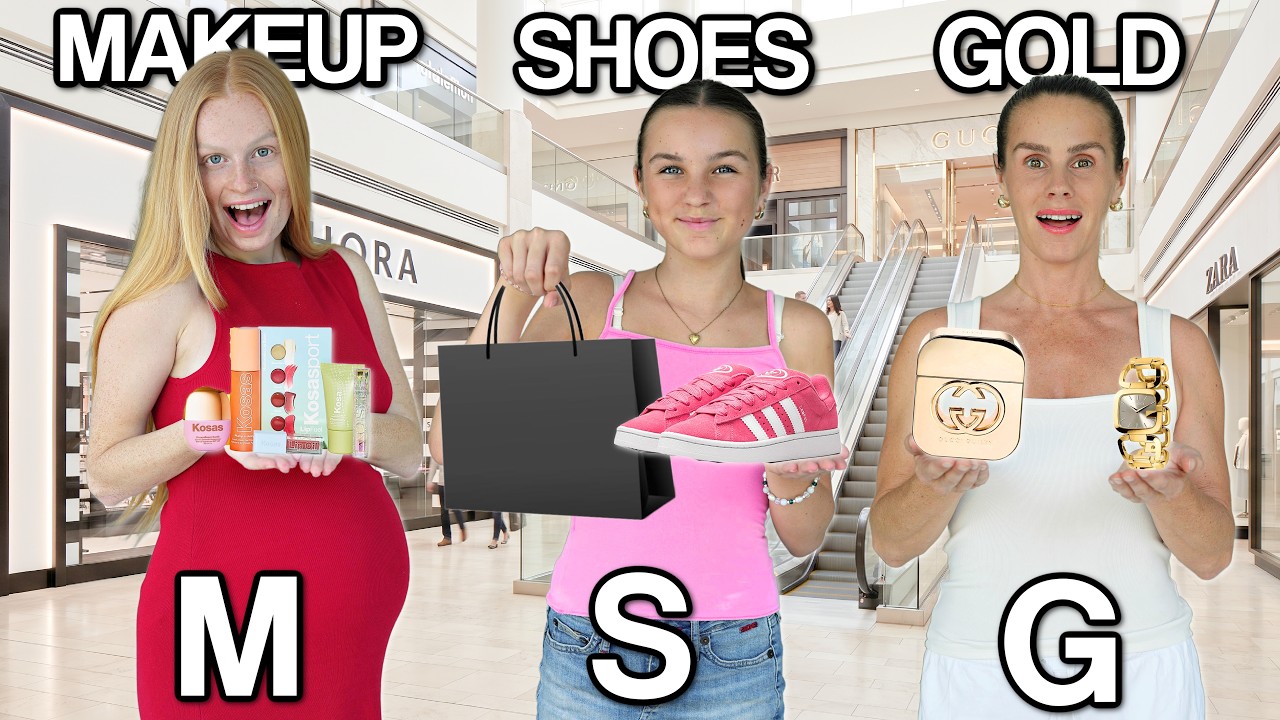SHOPPING in FIRST LETTER of YOUR NAME Challenge!