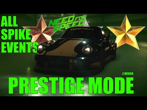 Need For Speed 2015 Prestige Mode ALL SPIKE PRESTIGE GOLD Builds 