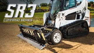 SR3 Grading Rake Skid Steer Attachment - Command Series