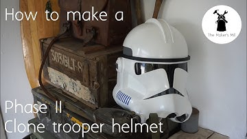 How to make a Star Wars phase II clone trooper helmet