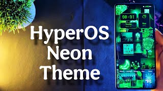 HyperOS Neon Theme For Any Xiaomi Devices | New Neon System Ui | #hyperos