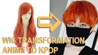FROM ANIME WIG TO KPOP WIG! | WIG TRANSFORMATION (KPOP COSPLAY)