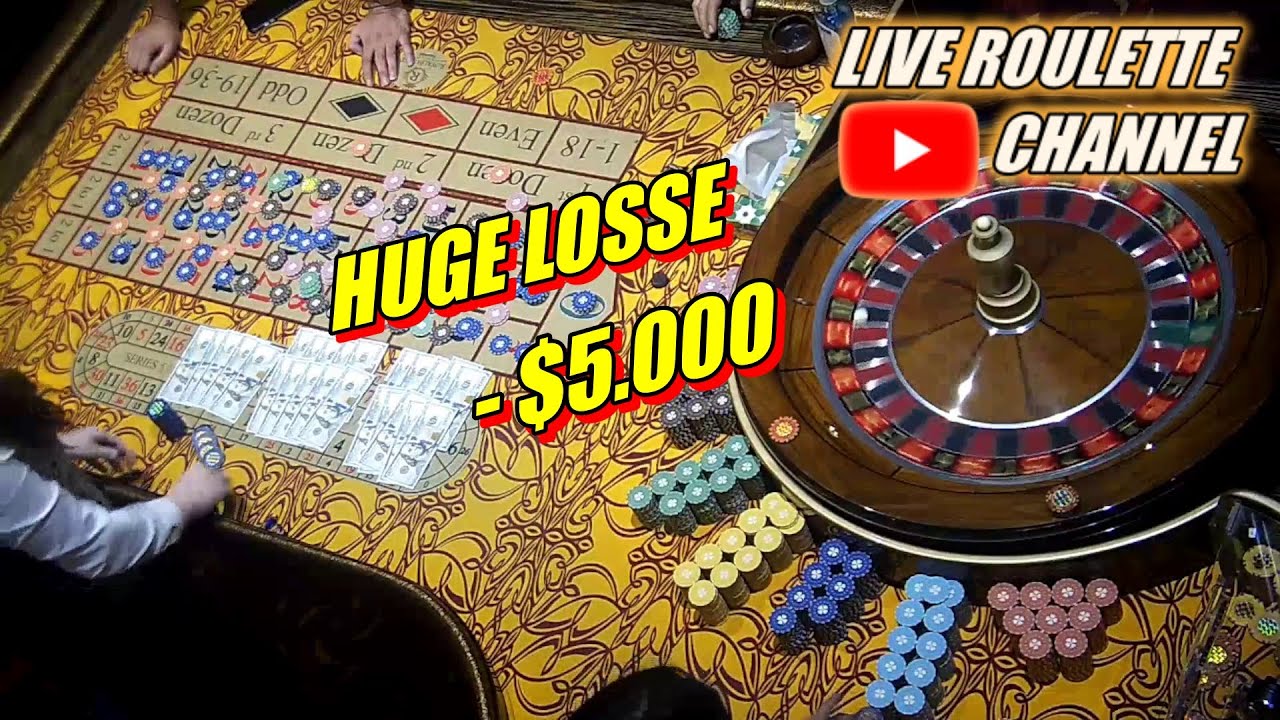 🔴 LIVE ROULETTE | 💸 Casino Las Vegas amazing Huge Roulette Losse ...