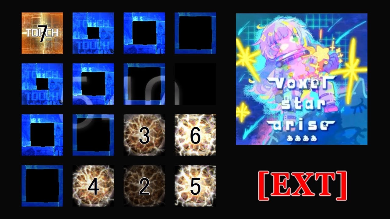 jubeat beyond the Ave.】voxel star arise [EXT] 譜面確認 - YouTube