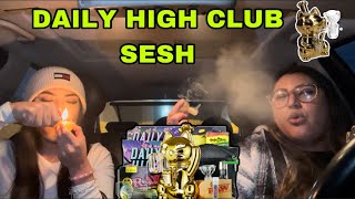 smoke sesh + DAILY HIGH CLUB UNBOXING!!