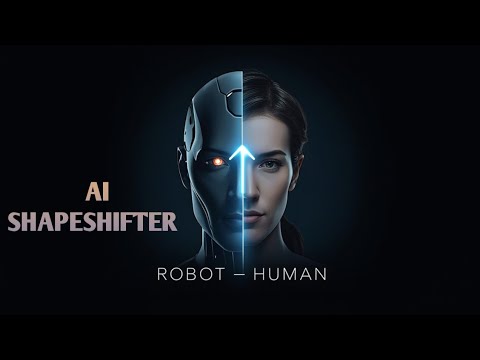 Robot Disguise the human|🤖to🙋 and 🤖to💃| Ai morphing video|Ai ...