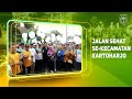 Jalan sehat sekecamatan kartoharjo wali kota sampaikan terima kasih atas partisipasi masyarakat