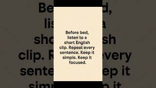 Shadowing Before Sleep #english #mrfluent #motivation
