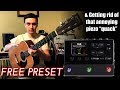 How To get a Realistic Acoustic Tone with Piezo Pickups - Line 6 Helix