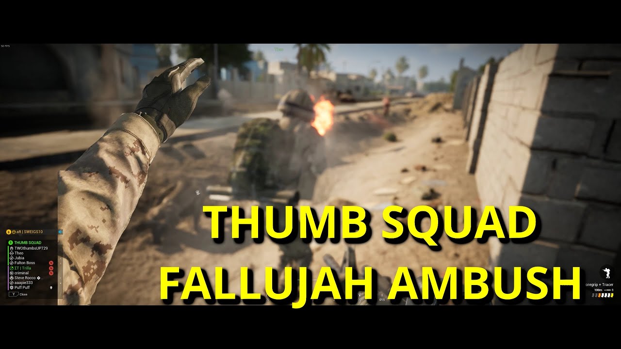 PLAYTEST 6 FALLUJAH AMBUSH!! THUMB SQUAD! - YouTube