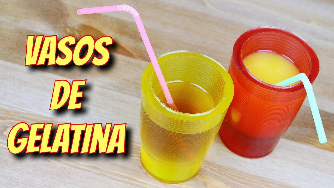 VASOS COMESTIBLES DE GELATINA | PatryCupcakes