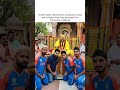 Hardik Pandya, Rohit Sharma, Suryakumar Yadav and Arshdeep Singh Premanand Ji Maharaj. #cricket #t20