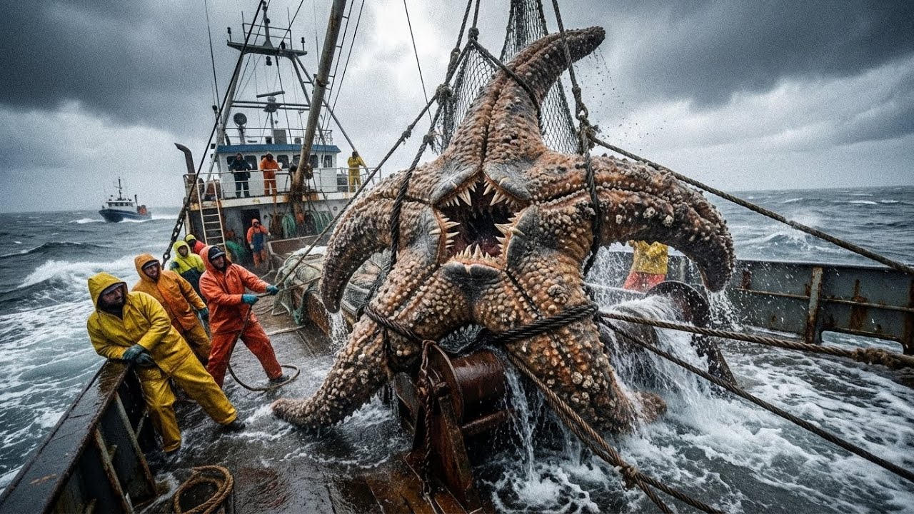 We Never Expected a 500kg Sea Monster to Nearly Flip Our Boat off New England… Giant Sea Star