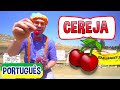 Blippi Português Visita uma Fazenda de Cerejas | Video Novo! Vídeos Educativos  de Blippi