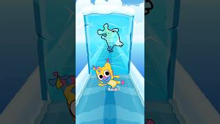 Art on Ice: Rude Fox, Yatta &amp; Ginger Complete a Perfect Skating Run #shorts