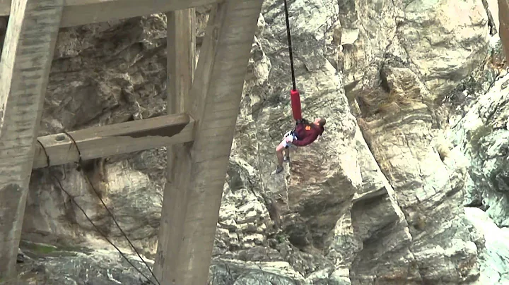 Jason Breslow Bungee Elevator Jump