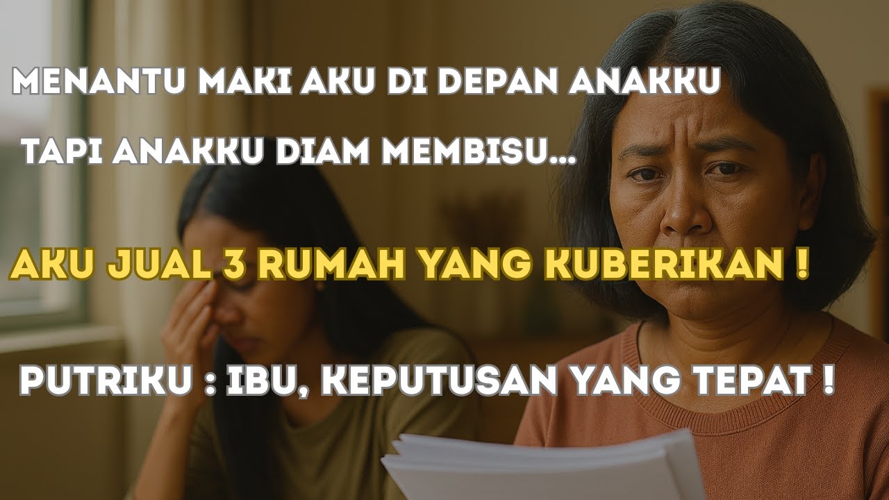 Menantu Kasar, Anak Diam—Aku Pilih Jual Rumah yang Kuberikan Demi Harga Diriku !