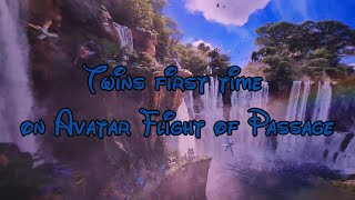 Twins First Time On Avatar Flight Of Page At Animal Kingdom In Disney World Orlando Florida