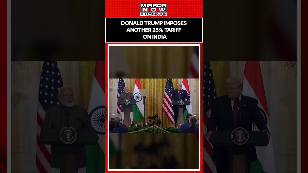 Donald Trump Impose Another 25 Import Tariff On India For Buying And Selling Russian Oil Shorts