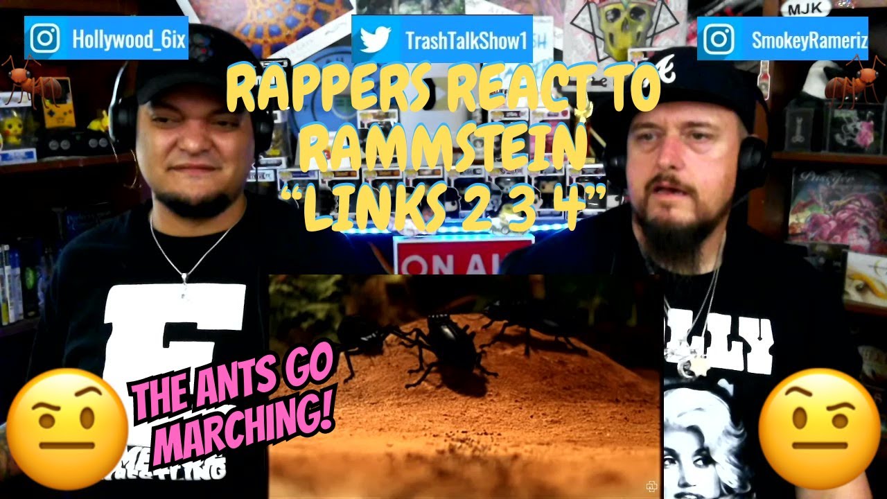 Rappers React To Rammstein "Links 2 3 4"!!!