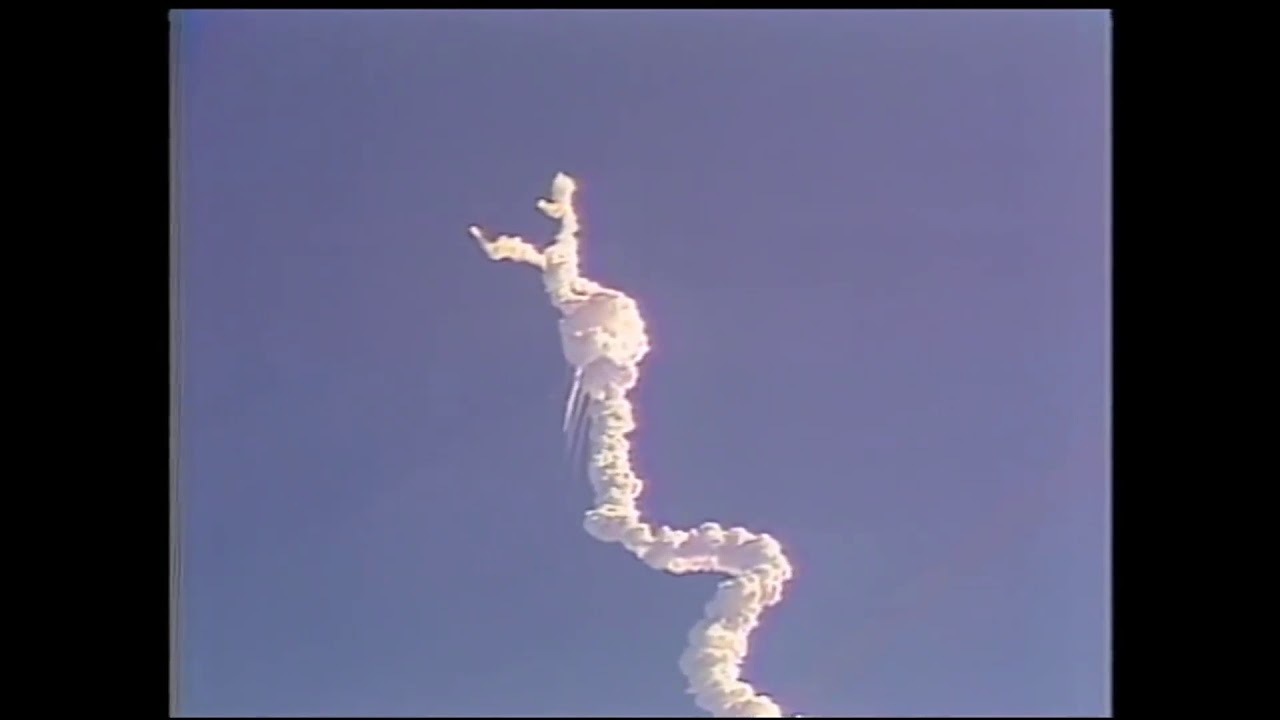 Higher Quality Video Of The Tragic CHALLENGER Explosion - YouTube