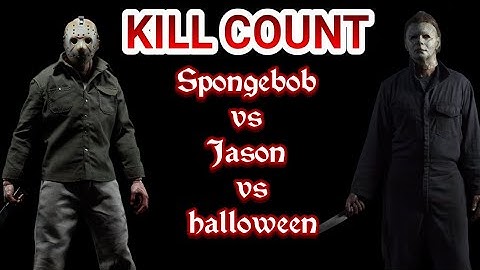Spongebob Vs Jason Vs Halloween (2020) KILL COUNT